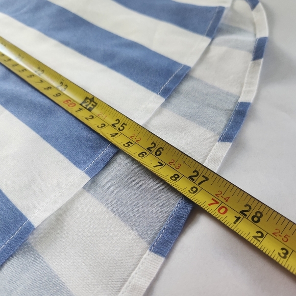Soft Surroundings Main Sail Tunic Blue White Striped Photo Shoot Sample Petite S - Picture 16 of 16